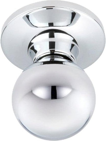 The Better Home Products Marina Ball Passage Knob in Black finish