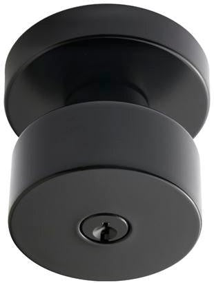 Better Home Products Angel Island Keyed Entry Knob in Matte Black finish