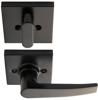 Better Home Products Bayview Handleset Trim Lever - Exterior Handleset Sold Separately in Matte Black finish