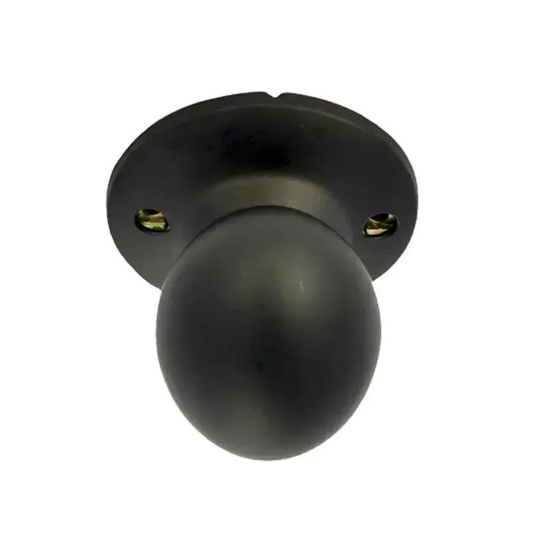 Better Home Products Miraloma Park Egg Knob in Matte Black finish