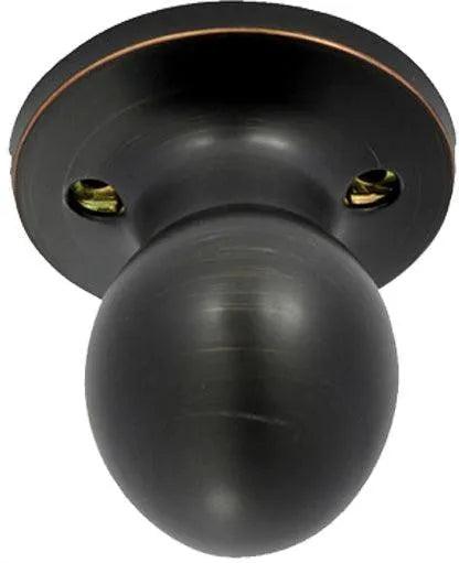 Better Home Products Miraloma Park Handleset Trim Egg Knob in Dark Bronze finish