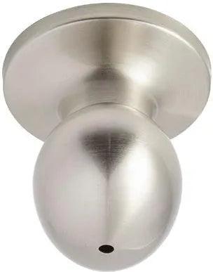 Better Home Products Miraloma Park Privacy Egg Knob in Satin Nickel finish