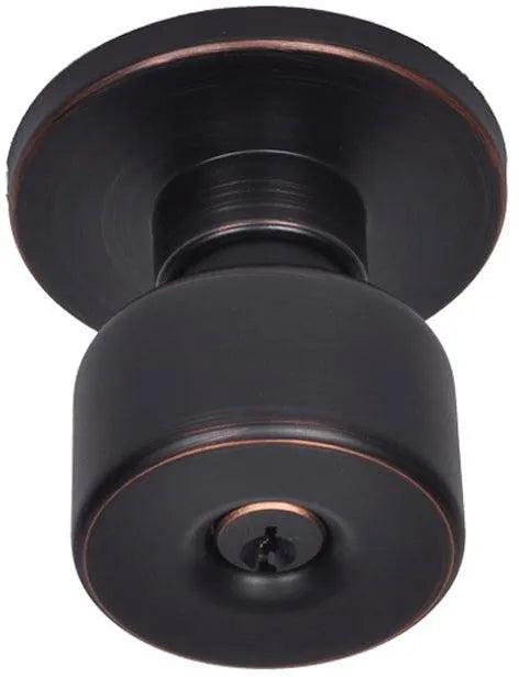 Better Home Products Mission Bell Entry Knob Dark Bronze