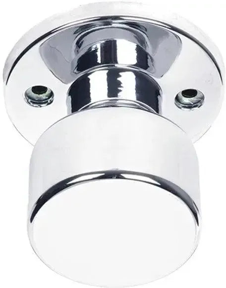 Better Home Products Mission Bell Handleset Trim Knob in Chrome finish