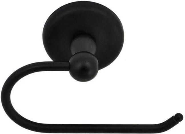 Better Home Products Noe Valley Euro Paper Holder in Black finish