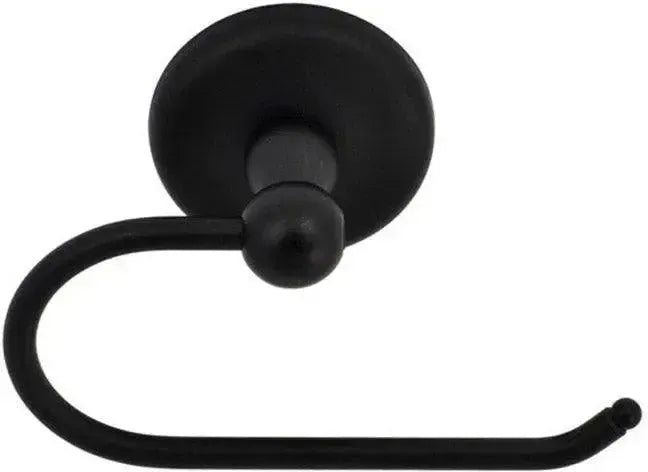 Better Home Products Noe Valley Euro Paper Holder in Matte Black finish