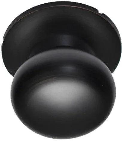 Better Home Products Noe Valley Mushroom Handleset Trim Knob in Dark Bronze finish