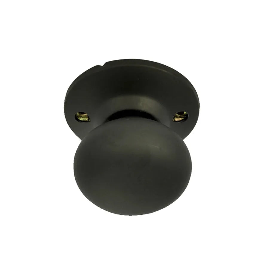 Better Home Products Noe Valley Mushroom Knob Black