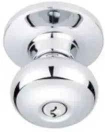 Better Home Products Noe Valley Mushroom Knob in Chrome finish