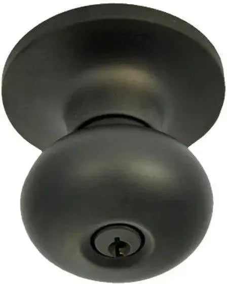 Better Home Products Noe Valley Mushroom Knob in Matte Black finish