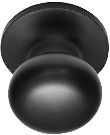 Better Home Products Noe Valley Mushroom Passage Knob Dark Bronze