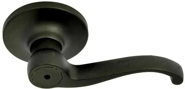 Better Home Products Pacific Heights Privacy Lever in Black finish