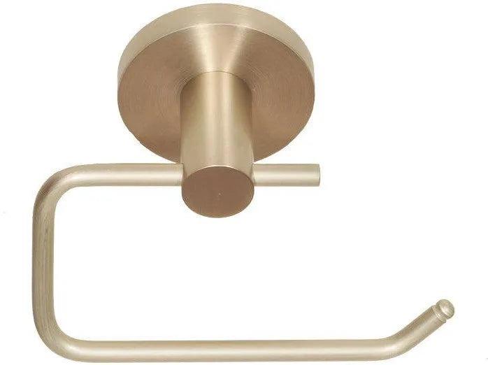 The Better Home Products Park Presidio Euro Paper Holder in Satin Brass finish