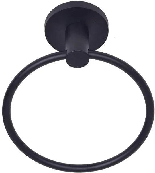 Better Home Products Park Presidio Towel Ring in Black finish