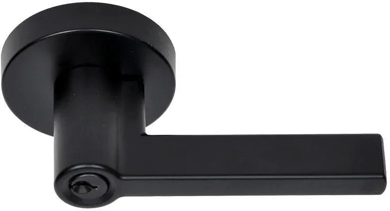Better Home Products Rockaway Beach Entry Lever in Black finish