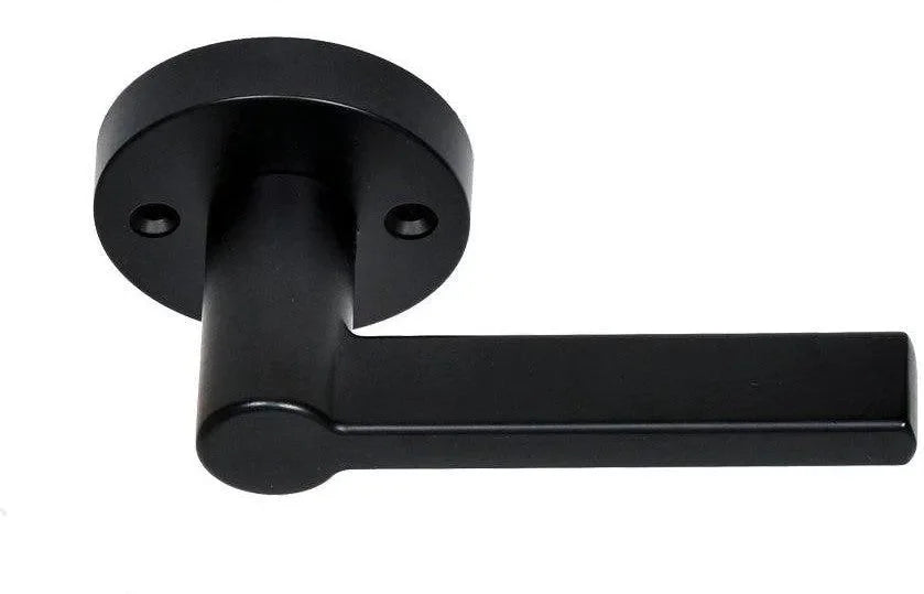 The Better Home Products Rockaway Beach Handleset Trim Lever in Black finish