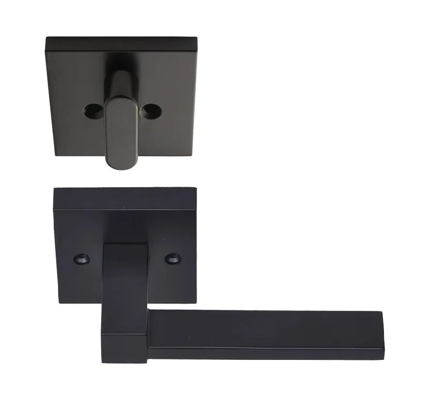 Better Home Products San Francisco Handleset Trim Lever - Exterior Handleset Sold Separately Black