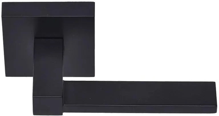 Better Home Products San Francisco Passage Lever (Reversible) in Black finish