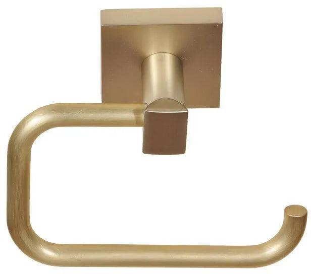 Better Home Products Santa Cruz Euro Paper Holder in Satin Brass finish