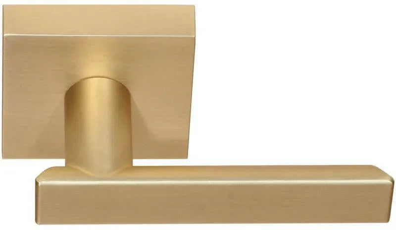 Better Home Products Santa Cruz Passage Lever in Satin Brass finish
