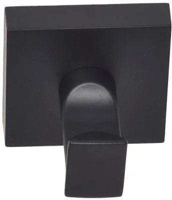 Better Home Products Santa Cruz Single Robe Hook in Black finish