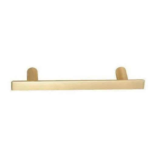 Better Home Products Santa Cruz Solid Bar Pull 5" C-to-C in Satin Brass finish