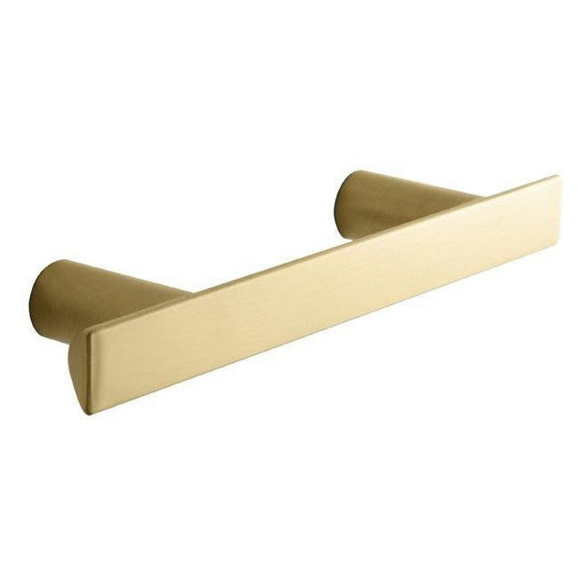 The Better Home Products Santa Cruz Solid Bar Pull 3 3/4" C-to-C in Satin Brass finish