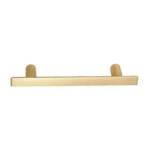 Better Home Products Santa Cruz Solid Bar Pull 5" C-to-C in Satin Brass finish