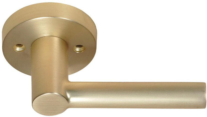 Better Home Products Stinson Beach Handleset Trim Lever in Satin Brass finish
