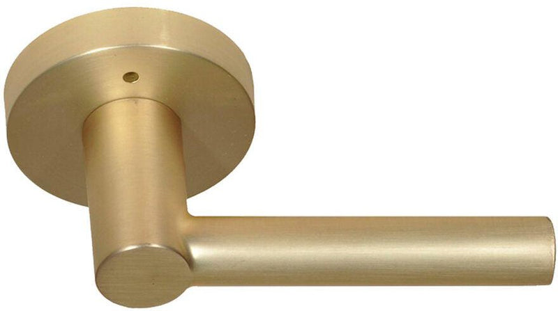 Better Home Products Stinson Beach Privacy Lever in Satin Brass finish