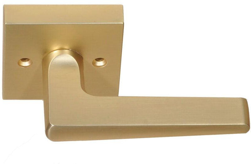 Better Home Products Tiburon Handleset Trim Lever in Satin Brass finish