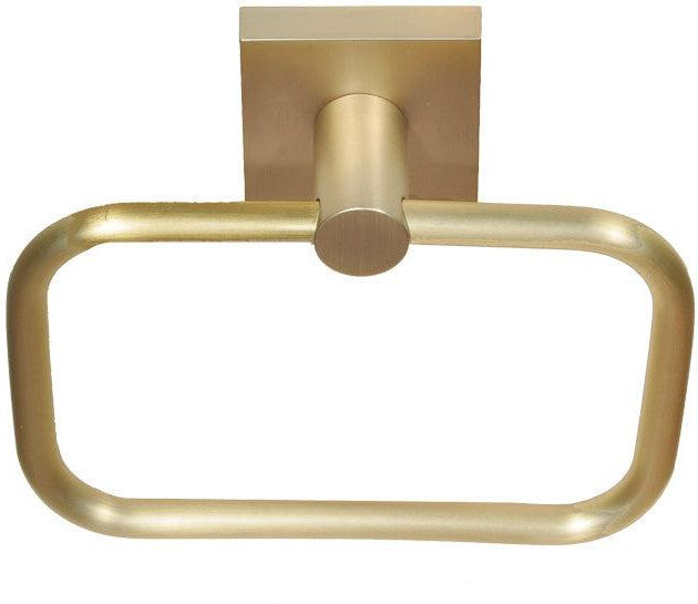 Better Home Products Tiburon Towel Ring in Satin Brass finish