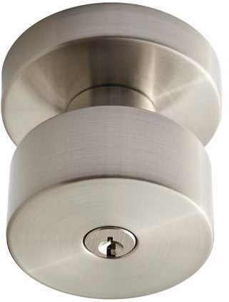 Better Home Products Angel Island Keyed Entry Knob in Satin Nickel finish