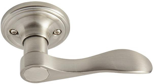 Better Home Products Lombard Half Dummy Lever in Satin Nickel finish