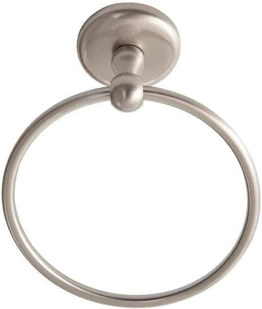Better Home Products Noe Valley Towel Ring in Satin Nickel finish