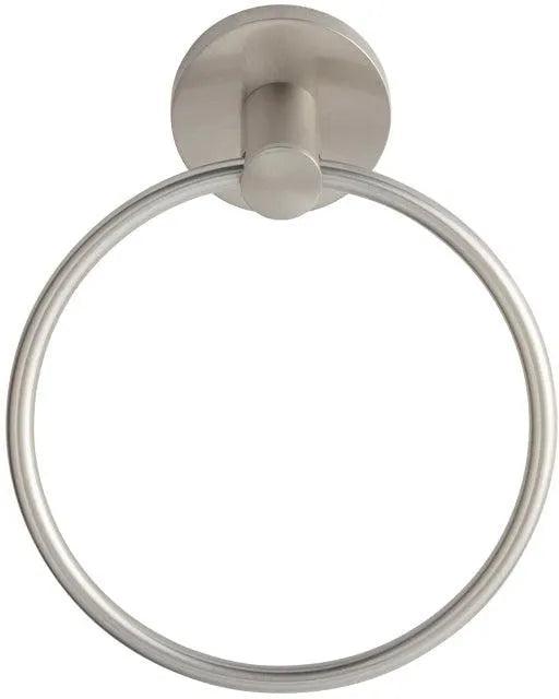 Better Home Products Park Presidio Towel Ring in Satin Nickel finish
