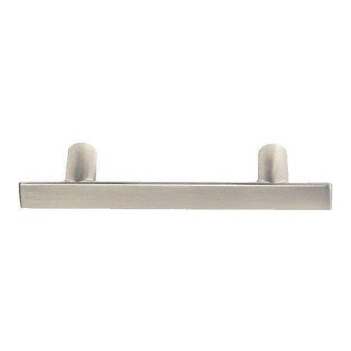 The Better Home Products Santa Cruz Solid Bar Pull 3 3/4" C-to-C in Satin Nickel finish