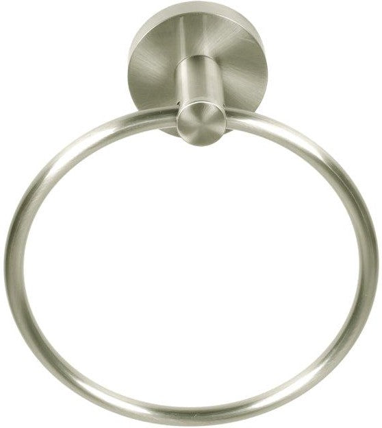 Better Home Products Skyline Towel Ring in Satin Nickel finish