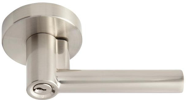 Better Home Products Stinson Beach Entry Lever in Satin Nickel finish