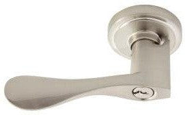 Better Home Products Waterfront Entry Lever - Left Handed in Satin Nickel finish