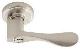 Better Home Products Waterfront Entry Lever - Right Handed in Satin Nickel finish