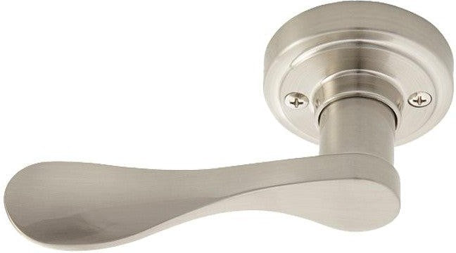 The Better Home Products Waterfront Half Dummy Lever - Left Handed in Satin Nickel finish