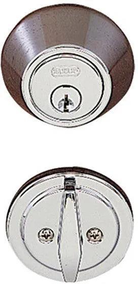 Better Home Products Single Cylinder Deadbolt in Chrome finish