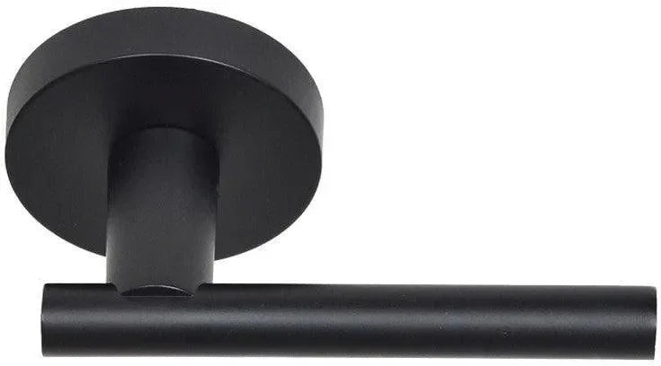 The Better Home Products Skyline Boulevard Passage Lever in Black finish