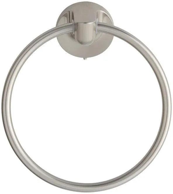 Better Home Products Soma Towel Ring in Satin Nickel finish