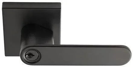 Better Home Products Southlake Keyed Entry Lever in Matte Black finish