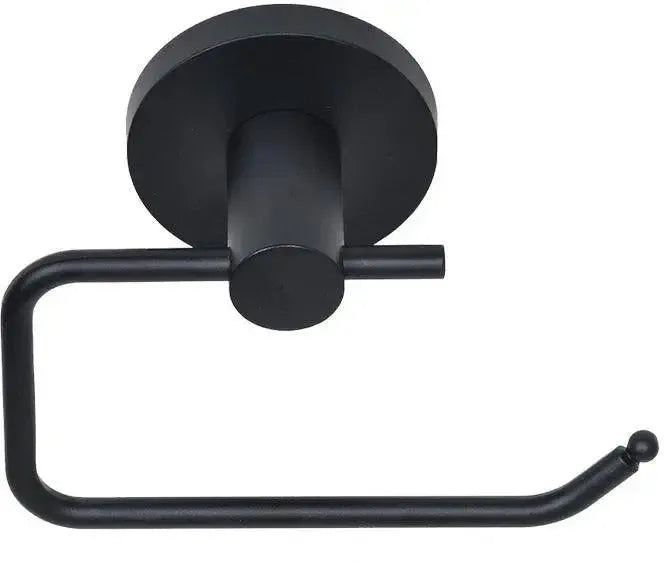 Better Home Products Stinson Beach Euro Paper Holder in Matte Black finish