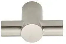 Better Home Products Stinson Beach Solid T Bar Pull in Satin Nickel finish