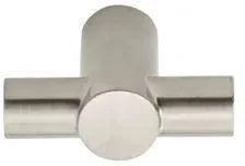 Better Home Products Stinson Beach Solid T Bar Pull in Satin Nickel finish