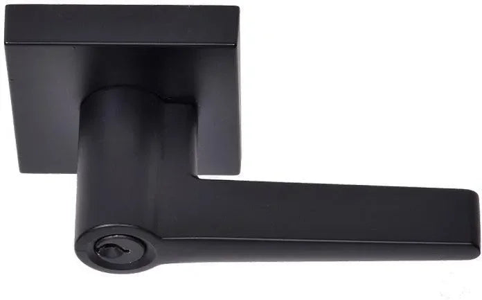 The Better Home Products Tiburon Entry Lever in Black finish